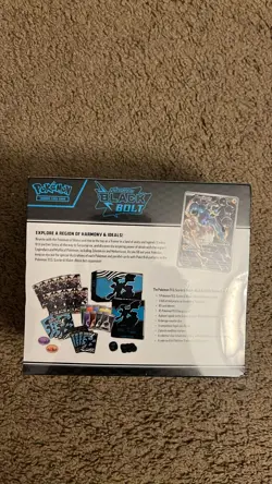 Pokemon TCG: Scarlet and Violet 10.5 - Black Bolt ETB *SEALED BOX* in hand - Image 2