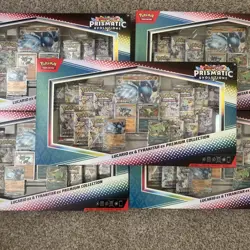 LOT OF 5 New Pokemon Prismatic Lucario/Tyranitar Ex Premium Collection Sealed - Image 1