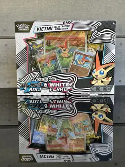 Pokemon Black Bolt & White Flare Unova Victini Illustration Collection Box - Image 1
