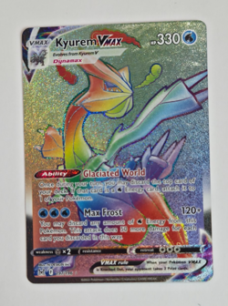 Pokemon Kyurem VMAX Rainbow Secret Rare 197/196 - Lost Origin Full Art Holo - Image 1