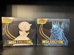 Pokemon TCG Mega Evolution Elite Trainer Box ETB Set of 2 -1 lucario 1 Gardevoir - Image 1