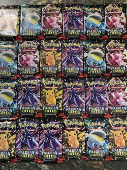 Pokemon Paldean Fates Booster Pack Factory Sealed X36 Booster Box Quantity - Image 3