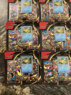 Pokemon Mega Evolution 3 Pack Blister [Psyduck] X12 Sealed Booster Box Quantity - Image 5