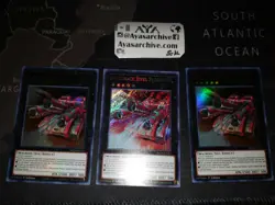 3X Infinitrack River Stormer INCH-EN007 Secret Rare 1st NM Yugioh 1X SEC,2X UR - Image 1