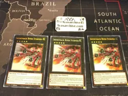 3X Infinitrack River Stormer INCH-EN007 Secret Rare 1st NM Yugioh 1X SEC,2X UR - Image 2