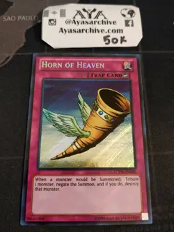 Horn of Heaven LCYW-EN090 Secret Rare UNLIMITED NM - YUGIOH - Image 1