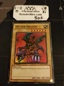 METEOR DRAGON - 1ST ED SUPER RARE NM prc1-en001 YUGIOH A+ STORE - Image 1