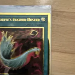 Near Mint, English Yu Gi Oh Harpie's Feather Duster - MAGO-EN042 - Premium Gold - Image 3