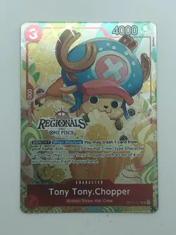 Tony Tony.Chopper OP01-015 Offline Regional Participant Promo One Piece Card TCG - Image 2