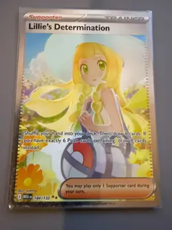 Lillie's Determination 184/132 SIR Pokemon Card Mega Evolutions ENGLISH - Image 1