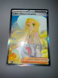 Lillie's Determination 184/132 SIR Pokemon Card Mega Evolutions ENGLISH - Image 4