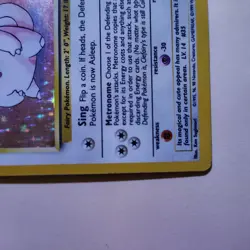 Pokemon TCG Clefairy 5/102 Holo Rare Card MP Base Set Unlimited - Image 3
