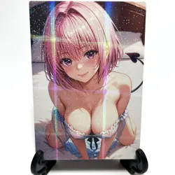 Sexy Cute Anime Waifu Girl Doujin Lewd Goddess Story Holographic ACG Art Card - Image 2