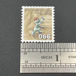 Machop Pokemon Stamp Card Shogakukan Nintendo Japanese TCG Vintage S316-65 - Image 2
