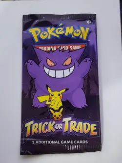 Pokemon TCG BOOster Nintendo Trick Or Trade Trading Card Game Sealed Pack - Image 1