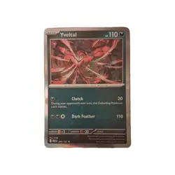 Pokemon Yveltal Card - Rare Holo Edition with Clutch and Dark Feather - Image 1
