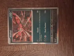 Pokemon Yveltal Card - Rare Holo Edition with Clutch and Dark Feather - Image 4