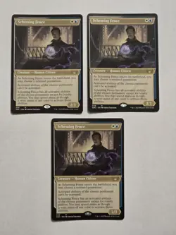 3x Scheming Fence - Showcase - Streets of New Capenna - Near Mint - MTG - Image 1