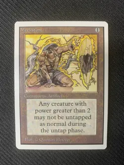MTG Magic the Gathering UNLIMITED MEEKSTONE NM Front LP Back - Image 1
