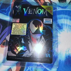2025 Marvel Spider-Man MTG Eddie Brock Lethal Venom Foil M 0233 Card - Image 2