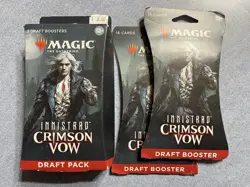 MTG Magic The Gathering Innistrad Crimson Vow Draft Pack And Booster Lot - Image 1