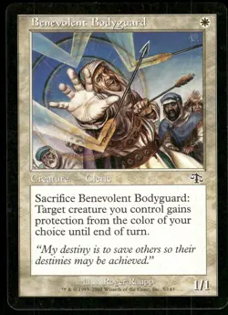 1x Benevolent Bodyguard - Judgment - LP - MTG - Image 1