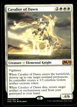 1x Cavalier of Dawn - Core Set 2020 - NM - MTG - Image 1