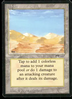1x Desert - Arabian Nights - LP - MTG - Image 1