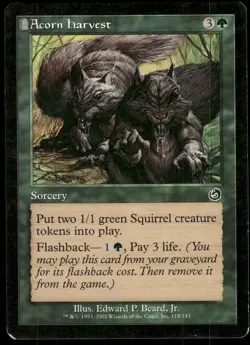 1x Acorn Harvest - Torment - LP - MTG - Image 1