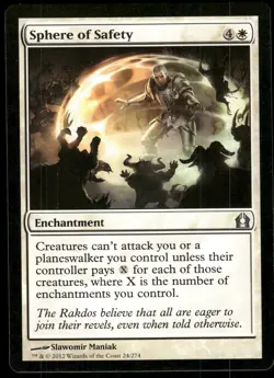 1x Sphere of Safety - Return to Ravnica - NM - MTG - Image 1