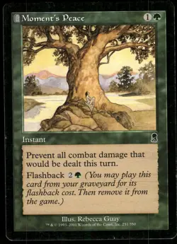 1x Moment's Peace - Odyssey - LP - MTG - Image 1