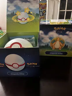 Pokemon Premier Pokeball Deck Holder Dragonite VSTAR Collection EMPTY NO CARDS! - Image 1