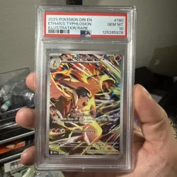 Ethan's Typhlosion 190/182 Pokemon Destined Rivals Illustration Rare PSA 10 - Image 1