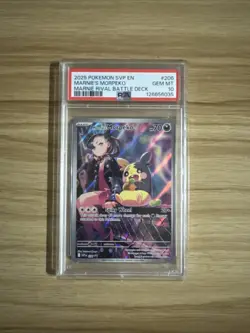 2025 Pokemon Marnie's Morpeko #206 PSA 10 GEM MINT - Image 1