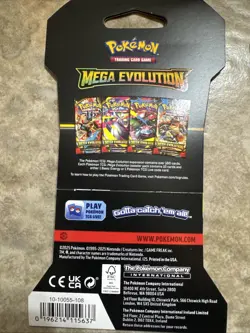LOT OF 4 Pokemon TCG Mega Evolution Each Art Set Sleeved Booster Packs NEW! - Image 2