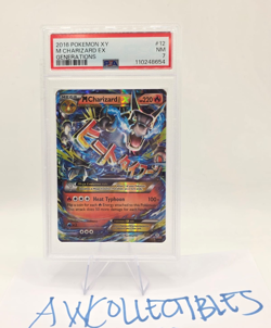 PSA 7 2016 POKEMON XY M CHARIZARD EX GENERATIONS - Image 1