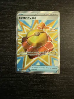 Fighting Gong Full Art Ultra Rare 168/132 Pokemon Mega Evolution English - Image 1
