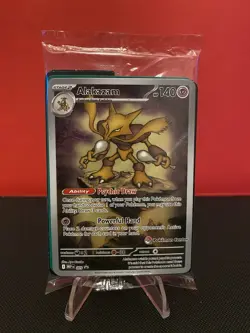 Alakazam 009 Pokemon Center Stamp Mega Promo SEALED English - Image 1