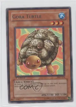 Gora Turtle 1st Ed. YuGiOh Pharaonic Guardian #PGD-014 2003 READ - Image 1