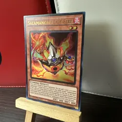 Yugioh Salamangreat of Fire LD10-EN001 Ultra Rare 1st Ed NM + BONUS HOLO - Image 2