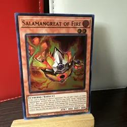 Yugioh Salamangreat of Fire LD10-EN001 Ultra Rare 1st Ed NM + BONUS HOLO - Image 3