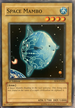Space Mambo - SD4-EN004 - 1st Edition COMMON YuGiOh TCG Card - Image 1