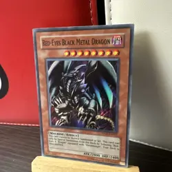 Yugioh Red-Eyes Black Metal Dragon PP01-EN015 Super Rare LP + BONUS HOLO - Image 1