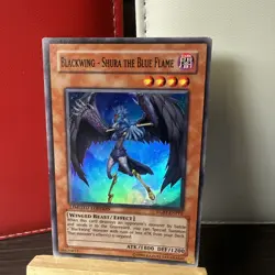 Yugioh Blackwing - Shura the Blue Flame RGBT-ENPP2 Super Rare Limited + BONUS - Image 1