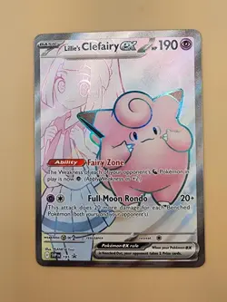 Lillie's Clefairy ex 195 Sv: Scarlet & Violet Promo Cards Holo Near Mint (NM) - Image 2