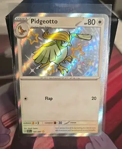 Pidgeotto 197/091 Pokemon Holo Card - Rare Collectible Trading Card - Image 1