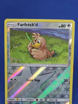 Farfetch'd Reverse Holo 45/68 Hidden Fates Pokemon Card Tcg Ccg 2019 - Image 3
