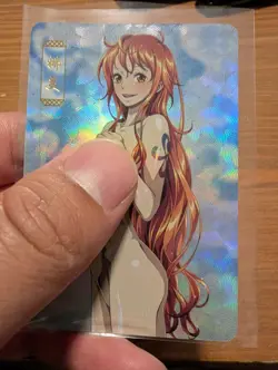 One Piece Goddess Sexy Anime Waifu Doujin Foil Girls Adult Art Card - Image 1