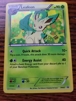 MP! Leafeon BW87 Black & White Promos Holo Pokemon Card - Image 1