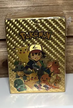 Pokemon Trading Cards Gold Foil Edition Box Set New Factory Sealed - Image 1